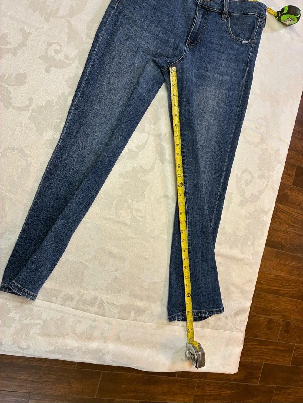 Women's Liverpool Straight Leg Blue Jeans, Petite 8/29, Girlfriend Style